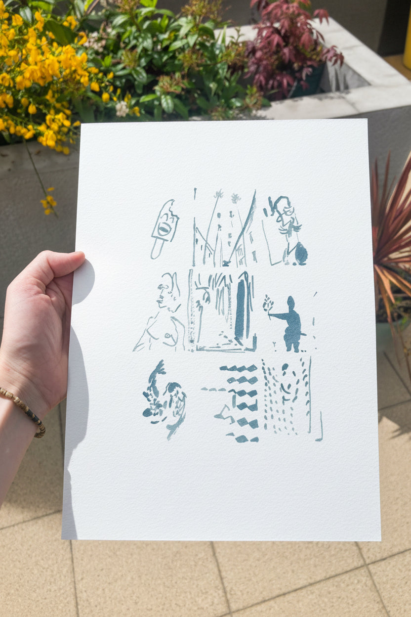 Lisbon | Ink on paper.