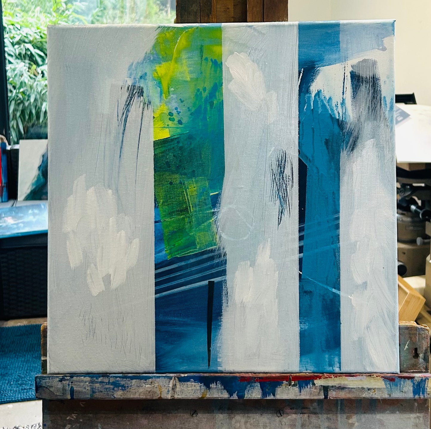 Shinkansen |  Acrylic Painting on Canvas.