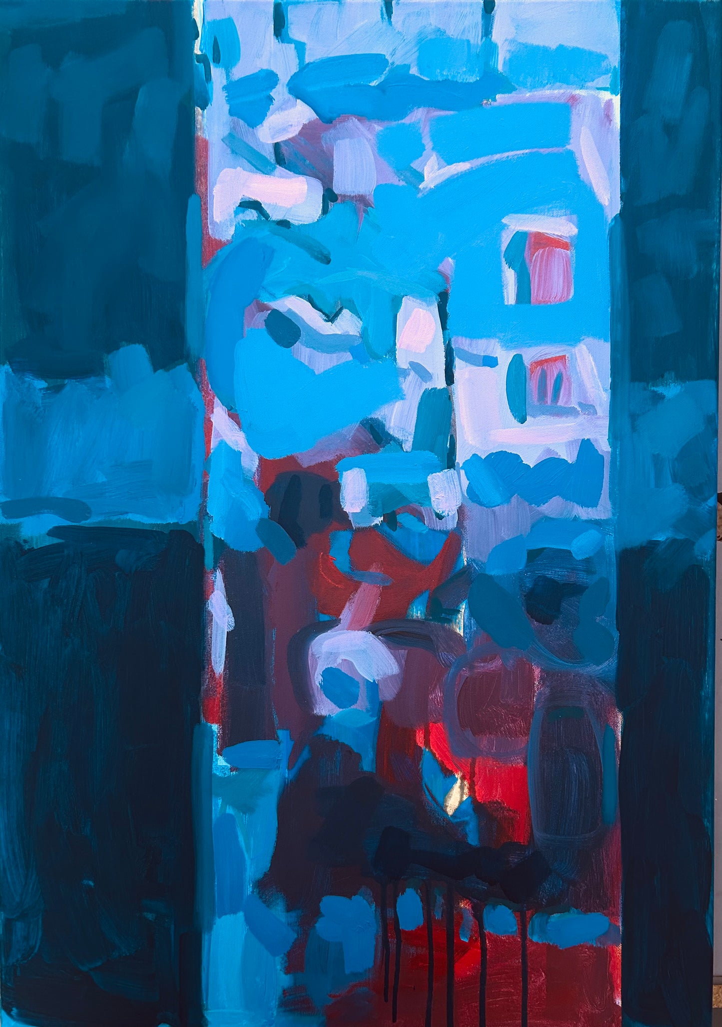 Shinjuku Nights | Mixed Media on canvas.