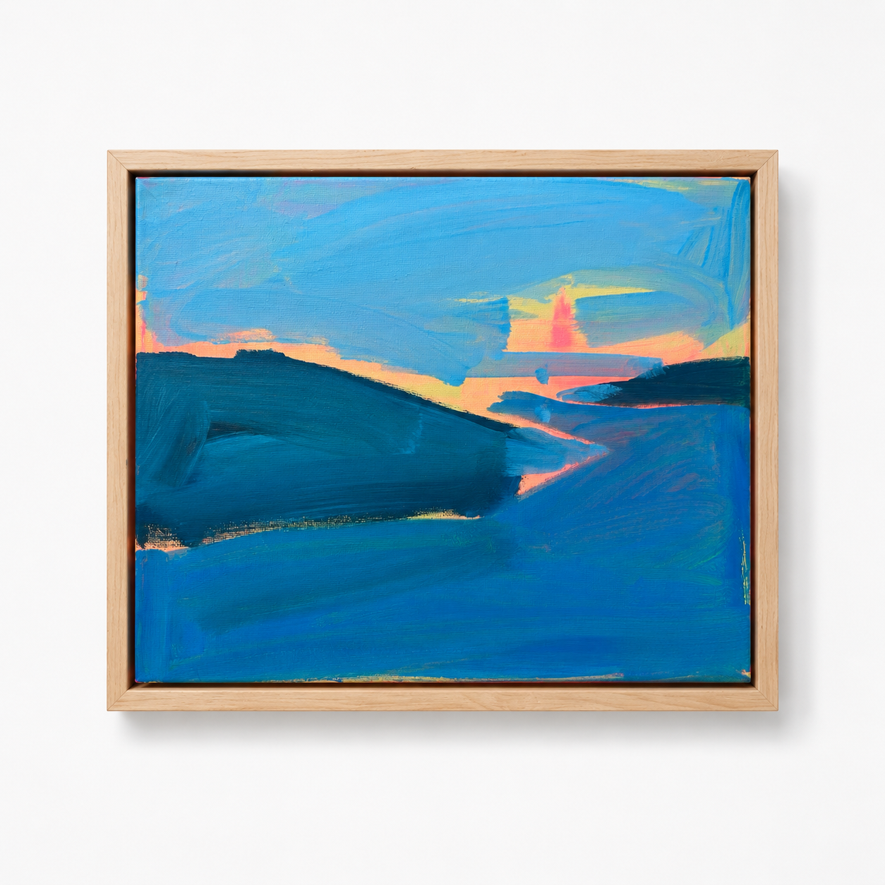 Co Down Coast | Acrylic on canvas. Framed.